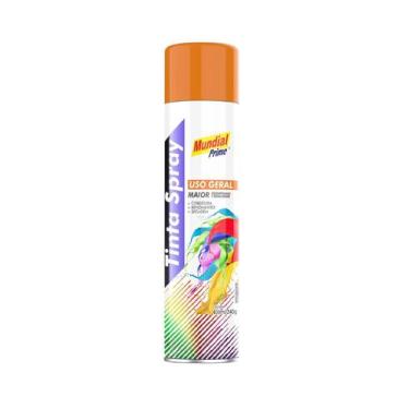 Imagem de Tinta Spray Uso Geral 400ml - Mundial Prime, Laranja