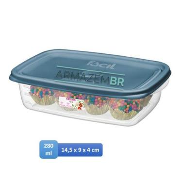 Imagem de Conjunto Potes Hermético Plástico Pague 7 leve 8 Mantimentos Cozinha -