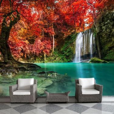 Imagem de Papel de Parede Paisagem Cachoeira Natureza Sala Painel - 011pcp - All