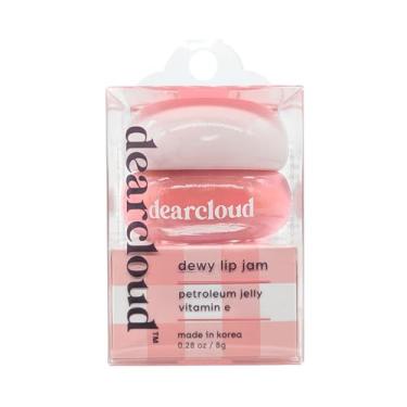 Imagem de dearcloud Dewy Lip Jam – Protetor labial hidratante e brilho com vitamina E, cuidados com a pele coreana (goiaba)