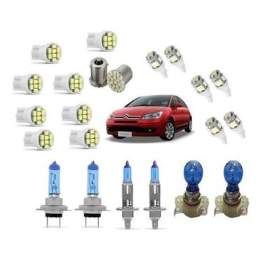 Imagem de Kit Lampadas Super Branca + Leds, C4 Hatch /Pallas 2007/2014 - Techone