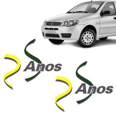 Imagem de Adesivo Emblema Lateral Fiat Palio Siena 25 Anos - O Par - SPORTINOX, 