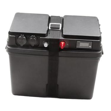 Imagem de Generic Estação central de energia para caixa de bateria, resistente, leve, multiuso, para áreas externas, portátil para automóveis, RV, barcos, acampamento
