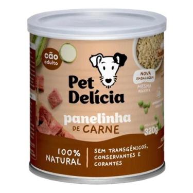 Imagem de Pet delícia ração úmida panelinha de carne cães 320g