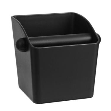 Imagem de Caixa de café expresso IAOSEN grande quadrada preta com barra de batid