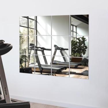Imagem de Mirror Tiles TRAHOME Home Gym 30 x 30 cm de comprimento total x 12 uni