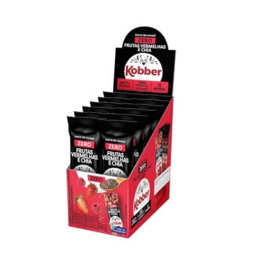 Imagem de Barra De Cereal Kobber Zero Açucar 216g Caixa Com 12un Barrinha Cereais Cuidar (216g, Frutas Vermelhas Zero)