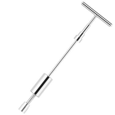 Imagem de WHDZ Ferramentas de reparo de amassados sem pintura, martelo deslizante de barra em T ajustável com duas formas de uso para reparo de danos de granizo do corpo automotivo (38 cm)