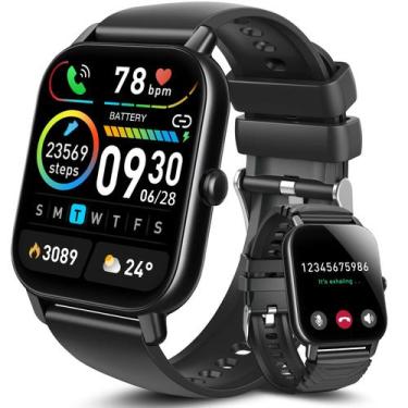 Imagem de Smartwatch Aptkdoe com tela sensível ao toque de 1,85 , IP68 à prova d