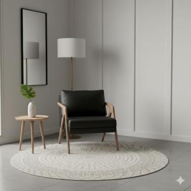 Imagem de Poltrona Mona - Courino Preto - Sala de Estar, Recepção, Escritório