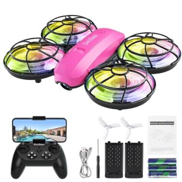 Imagem de Swifsen Mini drone para crianças e iniciantes, avião quadricóptero interno para meninos, helicóptero pequeno com flutuação automática, flip 3D, modo sem cabeça, fácil de voar, ótimo presente para