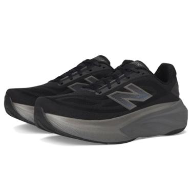 Imagem de New Balance Fresh Foam X More V6 Tênis de corrida masculino, Preto/Castlerock/Preto Metálico, 7.5 Wide
