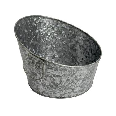 Imagem de IHI est. 1986 Balde de gelo para bebidas para coquetéis de vinho ou cerveja 50 cm alumínio galvanizado com alças