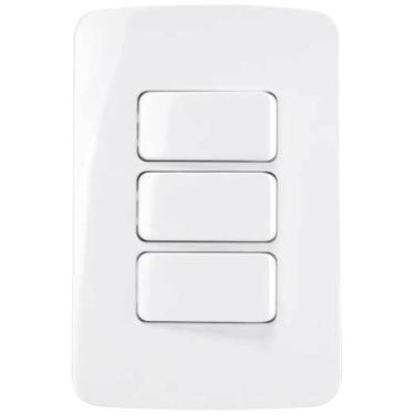 Imagem de Tomada Tripla 3 Interruptor Margirius Three Way B3