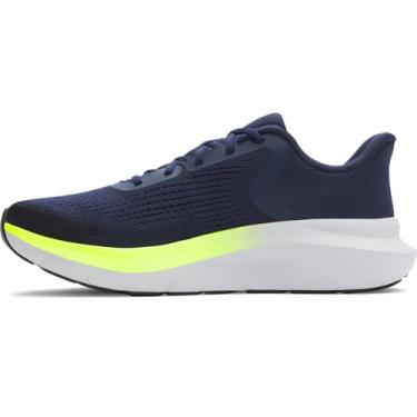 Imagem de Under Armour Charged Rogue 5 Tênis masculino, (403) Azul-marinho lavado/alta visibilidade amarelo/preto, 38