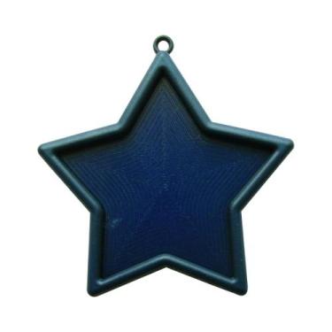 Imagem de Kit 5 Porta Retratos Moldura Estrela - 7,5 x 7,5 cm - We Care About