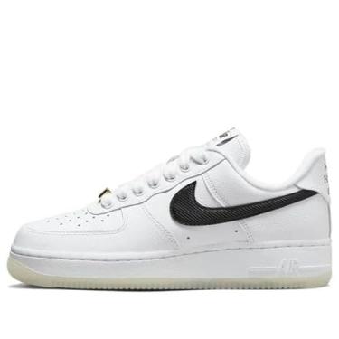 Imagem de Nike Tênis feminino W Air Force 1 '07 ESS DH4406 101, Branco/preto-metálico dourado, 8.5