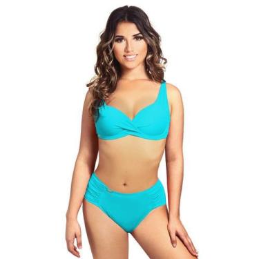 Imagem de Biquíni Plus Size Meia Taça Com Calcinha Borboleta Praia - Estigma, Ág