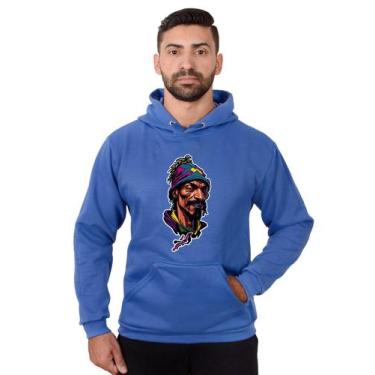 Imagem de Blusa Rapper Moletom Masculina Desenho 3D Com Bolso e Capuz Royal - Me