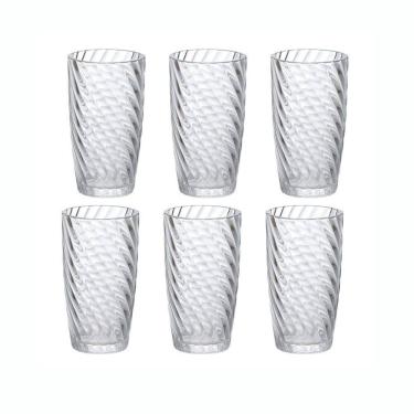 Imagem de Jogo De 6 Copos Altos 400ml Transparente Hauskraft