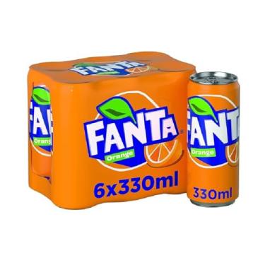 Imagem de Refrigerante original europeu FANTA sabor laranja refrigerante - pacote com 6 330 ml/cada