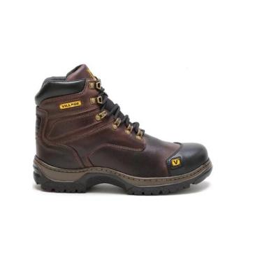 Imagem de Botas Adventure Coturno 810 Couro 100% Legitimo Palmilha Gel - Village
