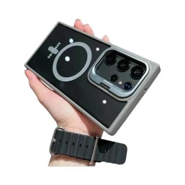 Imagem de Capa De Telefone Metálica Transparente Para Samsung S25 Ultra S24 plus