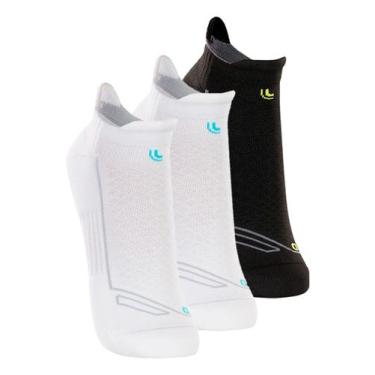 Imagem de Kit com 3 Pares de Meias Performance Running Lupo 3276-002 Colorido, B