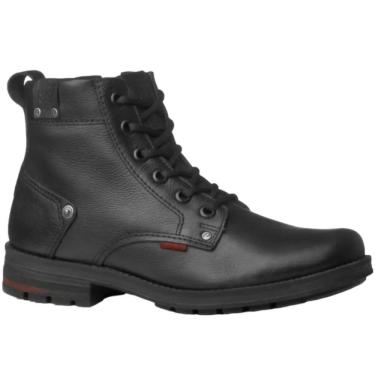 Imagem de Coturno Masculino Casual Couro Bico Redondo Amortech Pegada 181305