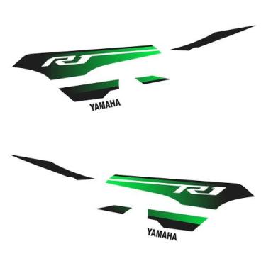 Imagem de Adesivo Protetor Tank Pad Yamaha YZF R1 2015 Lateral - Cromo Sign