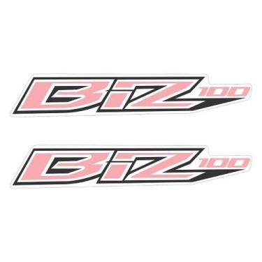 Imagem de Adesivo Biz 100 2015 Compatível Lateral para Motocicletas - Cromo Sign