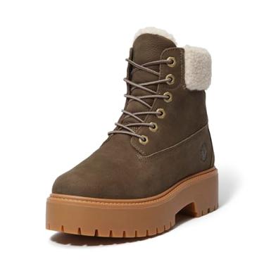 Imagem de Timberland Sapato náutico feminino Stone Street, Marrom escuro de flor integral, 40