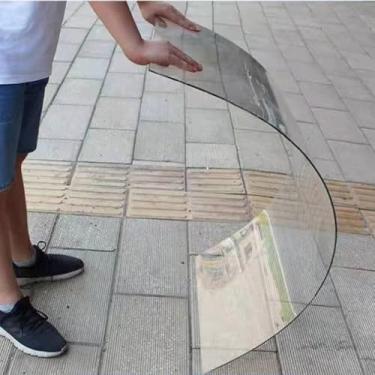 Imagem de Painéis De Plástico Flexível Em Folha Acrílica Transparente, Leves E Inquebráveis - Alternativa De Vidro - Com Filme Protetor De Dois Lados, Para Guardas De Cor, 1.2x2m/3.9x6.6ft, 1.2mm