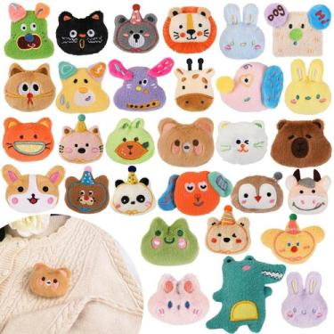 Imagem de Alfinetes fofos de pelúcia para mochilas, lembrancinhas de festa para 