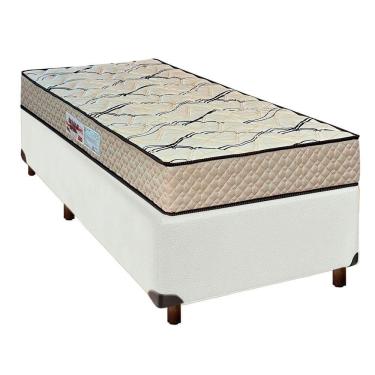 Imagem de Conjunto Cama Box Branco Solteiro + Colchão D33 Maxsono Paropas
