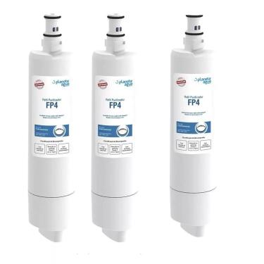 Imagem de kit 3  Refil Filtro Purificador de  Água FP4  Aparelhos: Consul CPC31, CPC31AB, CPC31AF, CPC30AB, CPC30AF e CPB35AB.