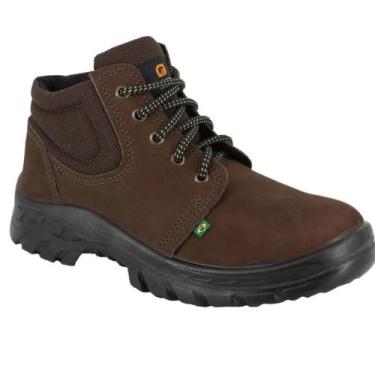 Imagem de Botina Bota Nobuck Bico Pvc Acolchoado Ecosafety Unissex PS.139, 41