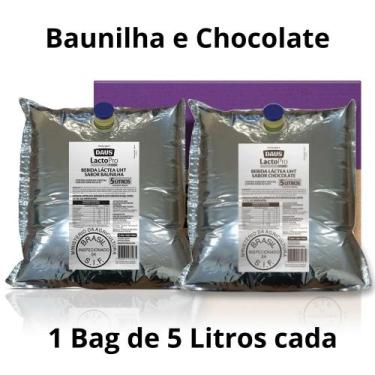 Imagem de Kit 2 Calda Pronta para Sorvete Expresso LactoPro V Daus Sabor Baunilh