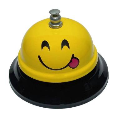 Imagem de Sino De Mesa Emoji Smiles Saboroso Campainha Sineta