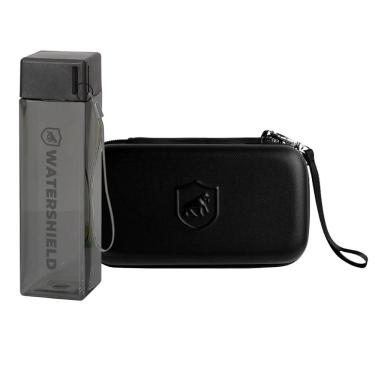 Imagem de Kit Estojo Survivor Multiuso + Garrafa Antivazamento 500ml WaterShield - Gshield