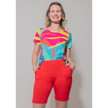 Imagem de Bermuda Pau a Pique Básica Vermelho