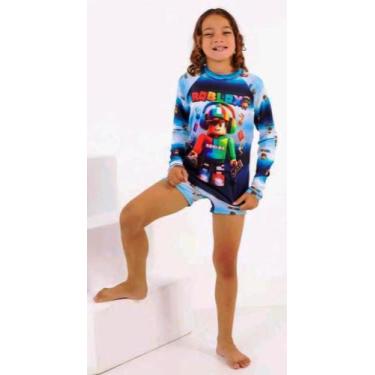 Imagem de Conjunto UV Infantil Menino Proteção Solar 50+ Roblox - Nalu_kids, 10,