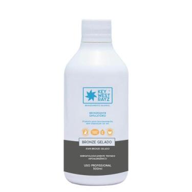 Imagem de Loção Bronzeadora Sem Sol A Jato Bronze Gelado 500ml - KWR
