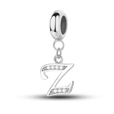 Imagem de 1 peça de berloque de prata elegante para mulheres, faça você mesmo, fabricação de joias e roupas diárias, joias combinando, decoração para mulheres, presente para mamãe (Z)