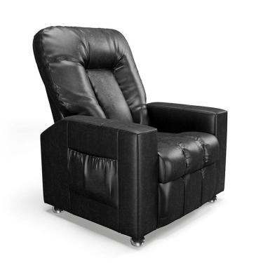 Imagem de Poltrona Do Papai Reclinável Para Cinema Sora Pu Fh1 - D'rossi Cor Preto