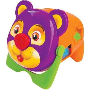 Imagem de Brinquedo Educativo Urso Tomy com Blocos - Merco Toys
