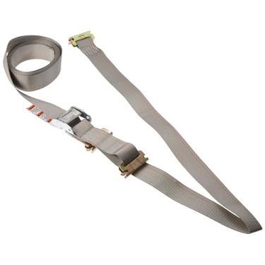 Imagem de Ancra Cargo 49025-21: Correia de logística, eletrônicos, fivela de came 2 x 3,5 m W/mola E acessórios mais extra E encaixe fixo - cinza