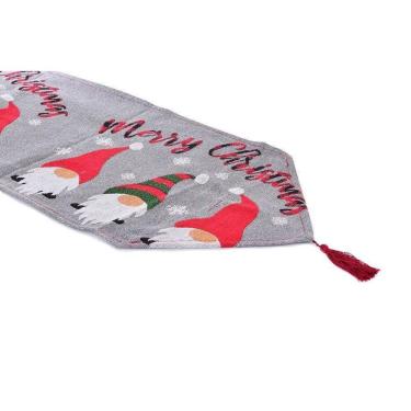 Imagem de Caminho De Mesa Noel Gnomos Hatti 33X180Cm Decoração