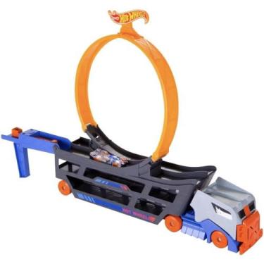 Imagem de Hot Wheels Pista CITY Transportador de Acrobacias com Loop e Salto Rad