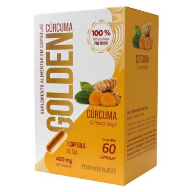 Imagem de Curc Golden 400mg Cúrcuma Longa 60 Cápsulas Maxinutri-Unissex